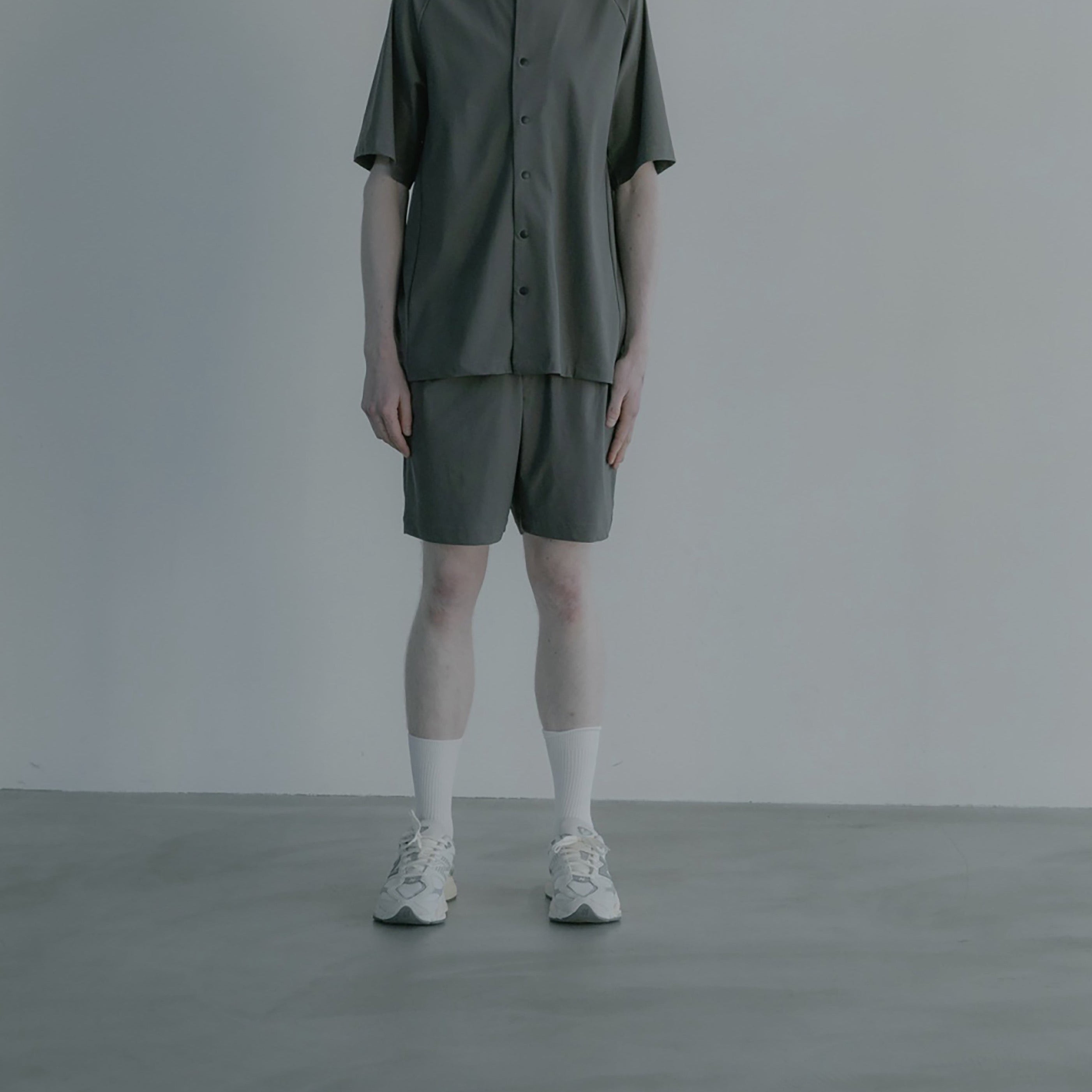 NEAT JERSEY SHORTS CHARCOAL GRAY – MEIMEI